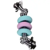 Flamingo Hs Loekie Puppy Ringen Tpr Blauw/ Lila23cm