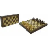 HOT Games Schaakcassete Magnetisch Walnoot