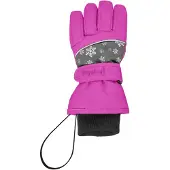 Playshoes Handschoenen grijs / fuchsia / zwart / wit