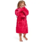 Badrock Kinderbadjas roze - capuchon badjas kind - 100% katoenen badjas kind - badjas kinderen - badjas meisjes - - 0/12 mnd