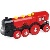 BRIO Rode Lola Locomotief op batterijen