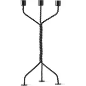 Werkwaardig Gedraaide Kandelaar Zwart / Twisted Candleholder Black | Ward Wjnant voor .