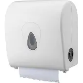 Plastiqline handdoekroldispenser kunststof wit mini PQSACDK