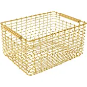 Korbo Rectangular 19 Mand - Tuinaccessoires Messing Brass - 38320
