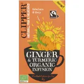 Clipper 3x Thee Ginger & Tumeric 20 Stuks