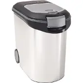 Curver Voedselcontainer Hond of Kat - 35L - 12KG - 28x49x42,5cm - Metallic