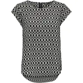 ONLY Carmakoma - CARVICA S/S TOP WVN NOOS Dames Blouse