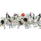 Diamond Dotz Diamond Painting Volwassenen - Ronde Steentjes - Volledig Pakket - Hobby - - DD8.011 - Dieren - Vogeldans 77 x 32cm