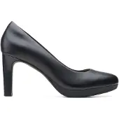 Clarks Shoes Clarksvoor vrouwen. 26157764 Ambyr Joy leren schoenen zwart (39.5), Leer, 8 tot 10 cm, Geen, Casual, Feest, Klassiek