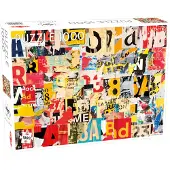 Tactic Poster Collage – Puzzel – 1000 stukjes – Grafische Retro Posters – Strak en Rustgevend Ontwerp – Hoogwaardige Scandinavische Kwaliteit