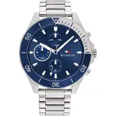 Tommy Hilfiger Larson Heren Zilveren Horloge 1791917