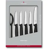 Victorinox Groentemessenset 6-delig 'Swiss Classic Zwart'