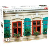 Tactic Building in Krakow Poland – Puzzel – 1000 stukjes – Historische Architectuur in Retro Sfeer – Strak en Rustgevend Ontwerp – Hoogwaardige Scandinavische Kwaliteit