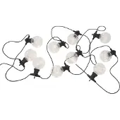 Star Trading LED lichtketting Big Circus, Dew Drops, 10-lamps Circus, zwart, Kunststof