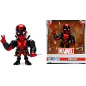Marvel Jada Speelfiguur Deadpool 10 Cm Die-cast Rood/zwart