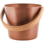 Rento Eenvoudige saunaremmer, 5l, aluminium, koperkleurig