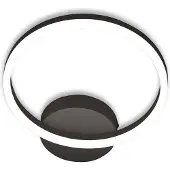 FABAS LUCE LED-wandlamp Giotto, dimbaar, zwart, Woon-/ Eetkamer, metaal, Modern, LED wandlamp
