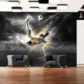 Karo-art 147cm X 105cm - Zelfklevend fotobehang - Voetbal legende, 8 maten, premium print
