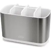 Joseph & Joseph Tandenborstelhouder Badkamer Steel EasyStore Groot Wit