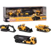 Majorette Volvo Construction Vehicles 5 Units Veelkleurig Kinderen