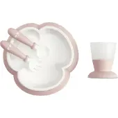 BabyBjörn Serviesset Vanaf 6 Maanden Pastelroze | Maat: tot 125 ml