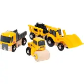 BRIO Construction Vehicles (33658) Geel Kinderen