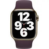Apple Watch 38/40/41 mm Siliconen Horlogeband Sport Donkere kers
