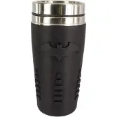 Paladone Batman Reismok met Siliconen Grip – 450 ml Dubbelwandige Herbruikbare Drinkbeker, Officieel DC Comics Product-