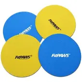 FitPAWS Targets - Geel Blauw - 25cm - 4st