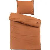 BLCKOUT Dekbedovertrek Alberta Brown Roest-140 x 200 / 220 cm | 1-Persoons