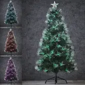 Luca Lighting Highland Kerstboom Groen - H120 x Ø55 cm - 135 leds - Multicolour