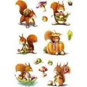 Herma Stickers etiketten grappige bijen - 10 stuks