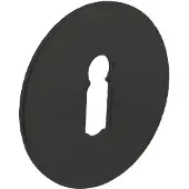 Intersteel Set van 2 sleutelrozetten Tira zelfklevend zwart Ø 55mm