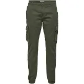 Only & Sons Cargobroek 'ONSCam Stage' olijfgroen