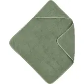 Meyco Baby Uni badcape - badstof - forest green - 75x75cm