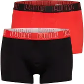 Puma Basic Boxer 2 Units Rood,Zwart L Man