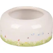 Flamingo Kiki - Eet- En Drinkpot Knaagdier - Eetpot Knaagdier Kiki Keramisch Rond Wit S 8,3x8,3x3,5cm 100ml - 1st - 116627 - 1st