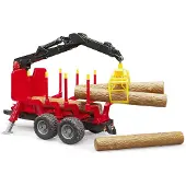 BRUDER Forestry Trailer (02252) Goud Kinderen