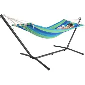 Detex Hangmat Groen 200x80cm met Metalen Frame