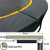Magic Jump Trampoline Rand Black 425 - 430
