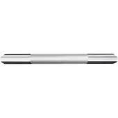 Smedbo Living Voetsteun - Hoek 293 Mm FK841 - Messing - Recht - Accessoires, Bad accessoires, Badgrepen - 7391447088250