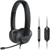 Creative Labs HS-720 V2 Micro-casque supra-auriculaire filaire Stereo noir, argent volume réglable, Mise en sourdine du microphone