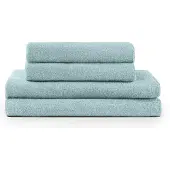 Blumtal Terry Handdoeken Set - 2 x Baddoek & 2 x Handdoek: Lichtblauw