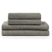 Blumtal Terry Handdoeken Set - 2 x Baddoek & 2 x Handdoek: Grijs