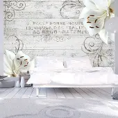Karo-art 196cm X 140cm - Zelfklevend fotobehang - Franse lelies, 8 maten, premium print
