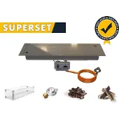 GoFire SUPERSET inbouwbrander rechthoek 75 x 25 cm | Flexibel bedieningspaneel