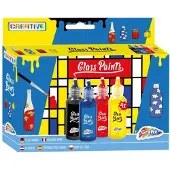 Grafix Glasverf - 4 kleuren - Glass paint
