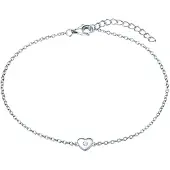 Rafaela Donata Armband zilver / transparant