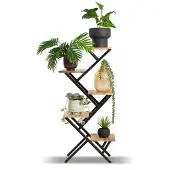 De Bommel Collecties Vierkante Plantenstandaard Balou (100cm) | Hout | Mangohout | Lichtbruin