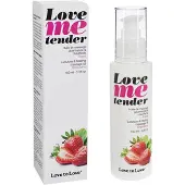 Love to love - Love me Tender - Verwarmende Massageolie - Aardbei - 100 ml